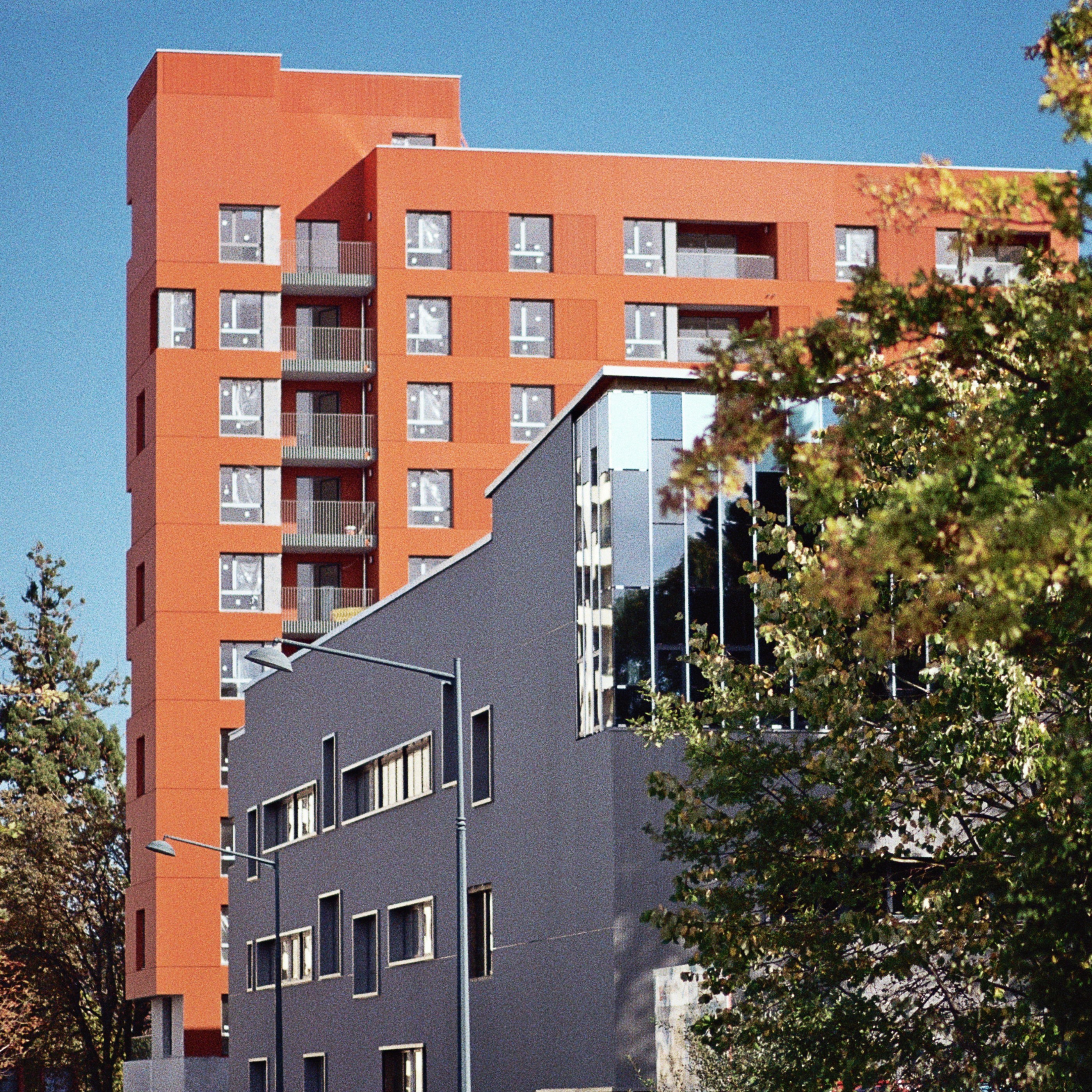 Architecture moderne en couleur